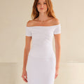 Crossover White Top for Women