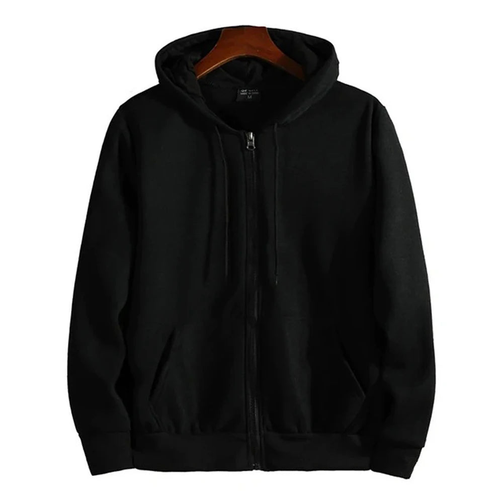 Black hoodie on a white background