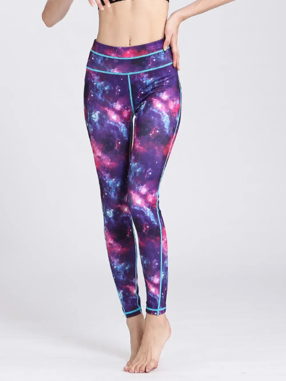 Printed high waist active leggings for women, stylish workout and fitness wear